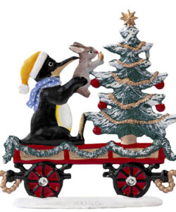 Train Car With Penguin