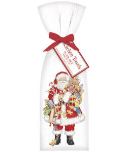 Gingerbread Santa bagged Towel